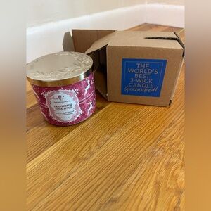 Bath & Body Works CRANBERRY EUCALYPTUS 🦌 Scented 3 Wick Candle DELICIOUS New 1